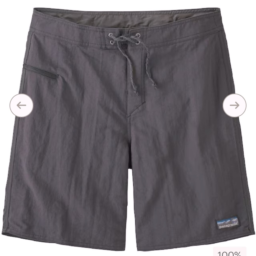 Patagonia Wavefarer Board Shorts - Men's 19" Outseam size 40 Gray